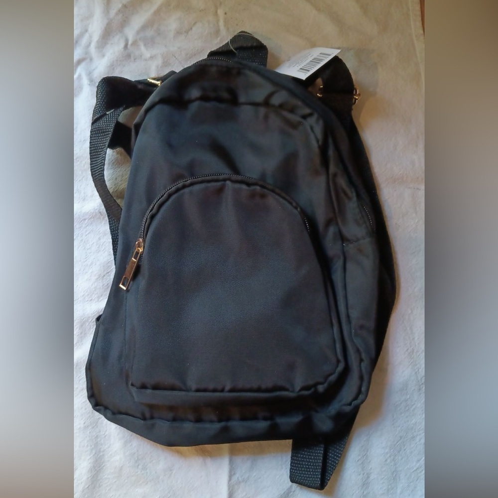Black Backpack Purse